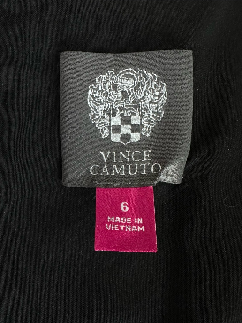Vince Camuto Jumpsuit Women’s 6 Black Sleeveless Wide Leg V Neck Career Cocktail - Picture 7 of 13